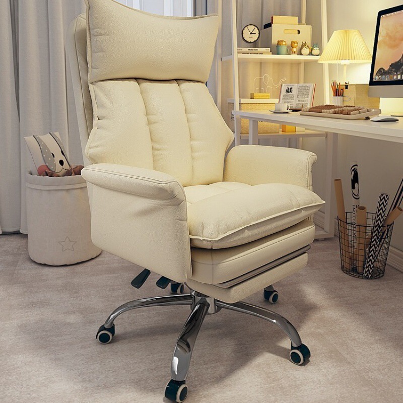 Straight Backrest Cute Lift Chair Simple Internet Celebrity Computer Chair Home Office Chair for Girls Anchor