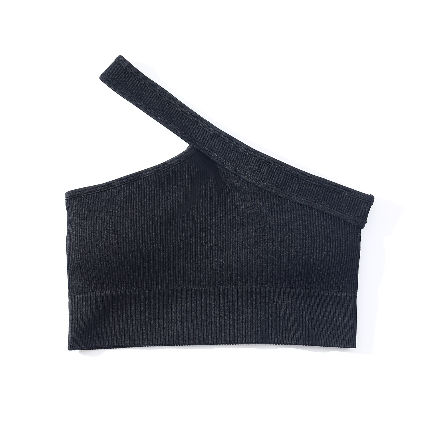 G9215 Black-One Shoulder Bra