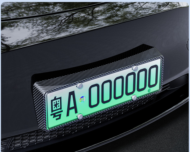 Suitable for the Modified Version of Tesla Model Y/3/Y L License Plate Frame Suspension-Type Full-Cover License Plate Frame Holder Modification