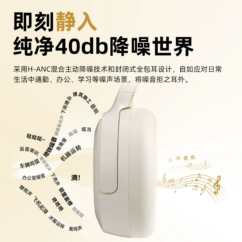 Yinbeic Free1Pro активное шумоподавление, накладные наушники, беспроводные Bluetooth, проводная гарнитура для компьютера, шумоподавление