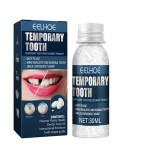 diy Denture Artifact Masquerade New Resin Material Props Solid Teether Repair Teether to Repair Teeth Missing Glue