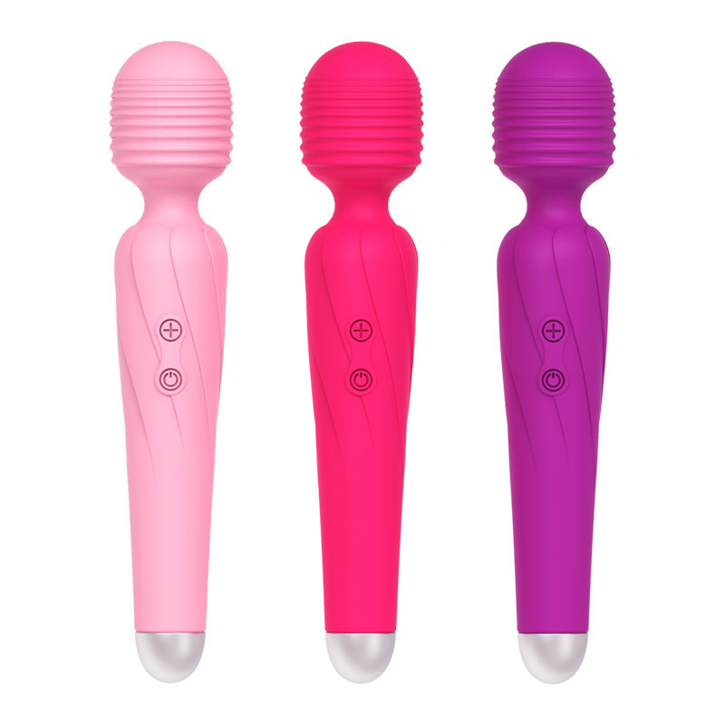 Angel AV Stick 10-Frequency Clitoral and G-Spot Vibrator, Silicone Body, Button Control — detail image 19