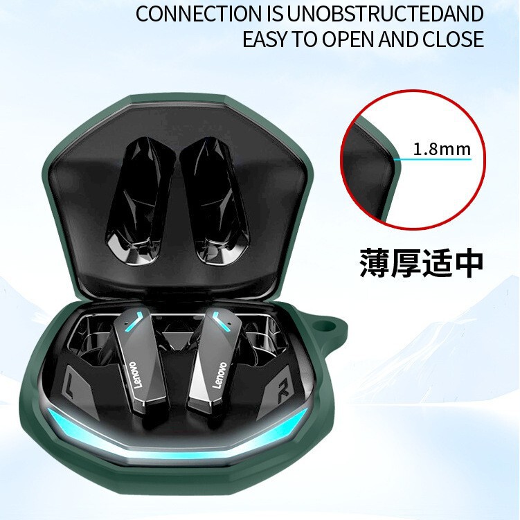 Factory for Lenovo GM2PRO(Lenovo)GM2PRO Earphone Case Silicone Cover Drop-resistant and Dust-proof Earphone Case