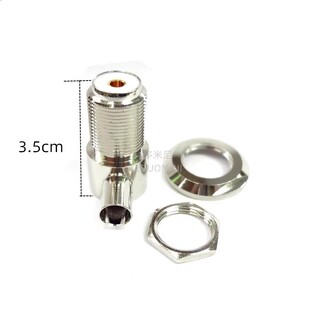 50-3 50-5 Pipe Head Feeder Connector M Female Seat Welding Head Interphone Feeder Connector 53g