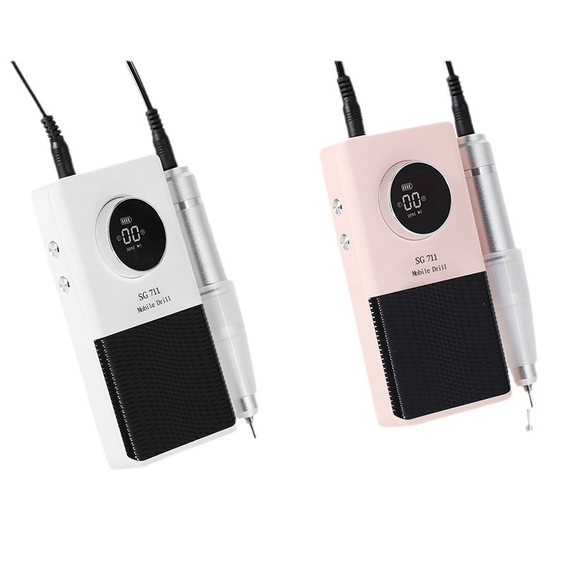 45000RPM pulidora de uñas transfronteriza pulidora de uñas portátil almacenamiento de energía para eliminar la piel muerta y eliminar las uñas herramientas de uñas