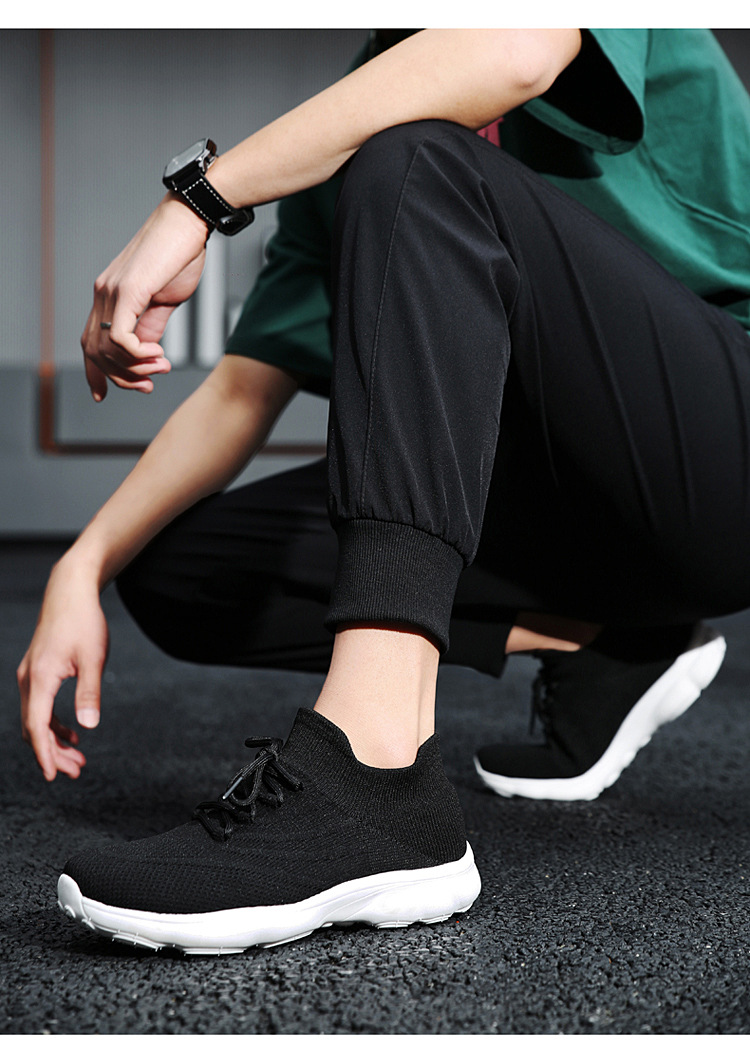 Outdoor-Paar Damen Sommersport, fliegendes gewebtes Mesh, atmungsaktiv, leicht, weich besohlte Tourismus-Wandersockenschuhe,_voghion.com