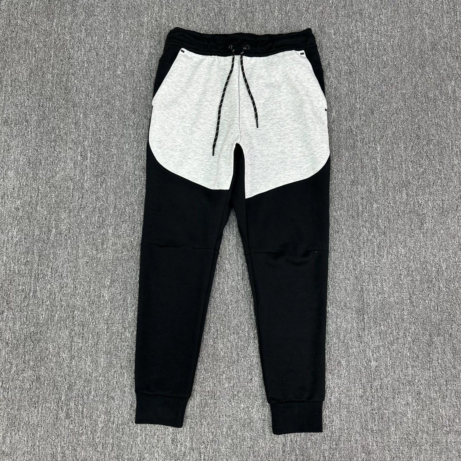 CU4 Bolsillo de goma a juego de color de punto para hombre, pantalones casuales de nuevo estilo transpirables, pantalones deportivos de entrenamiento para correr 496