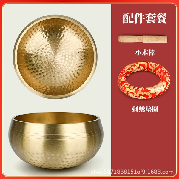 Bowl+small wooden stick+cushion ring