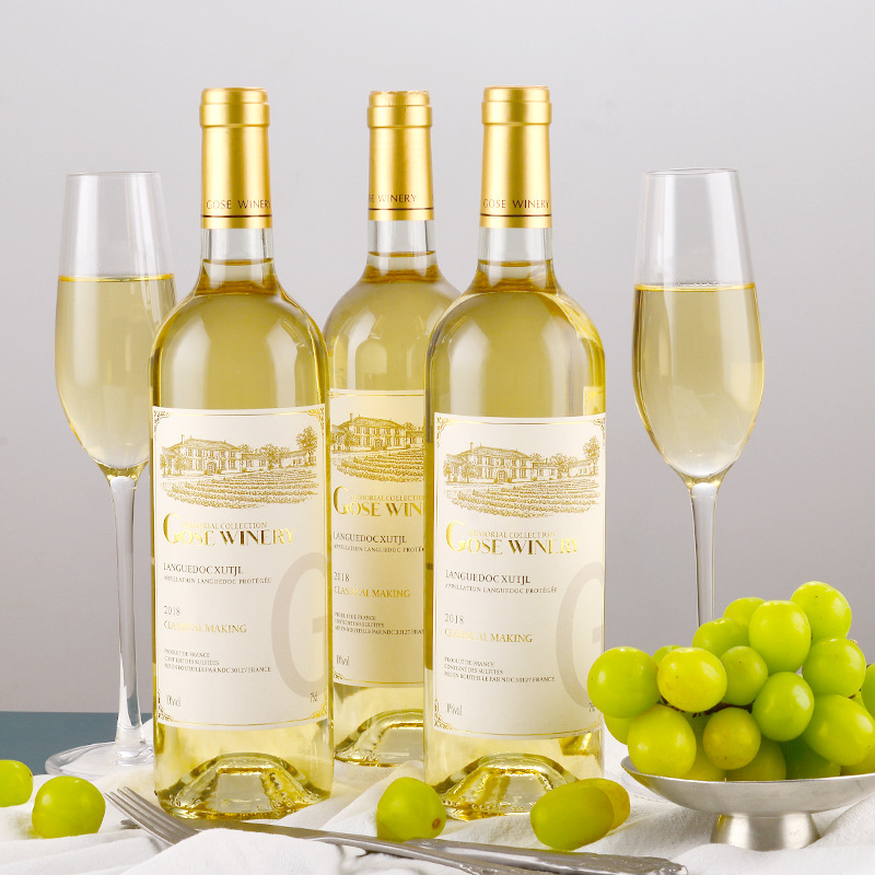 Factory Direct sales Riesling ice white wine ladies sweet ice wine sweet white wine live broadcast with goods
