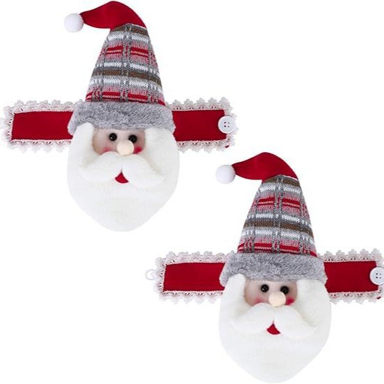 Navidad correa cortina botón decoración navideña ventana decoración navideña dibujos animados botón cortina creativo al por mayor