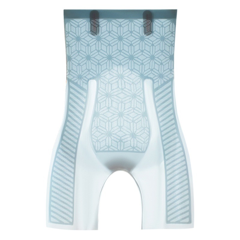 Vivir popular pequeño copo de nieve jalea tira de plástico cintura vientre que forma los pantalones de alta elástica transpirable malla de tela cadera Levantamiento de cadera que forma los pantalones