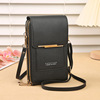 Phone bag, universal mobile phone, wallet with zipper, touch screen, Korean style