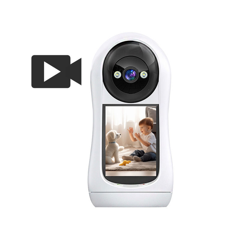 Monitoreo interior cámara de vigilancia doméstica video llamadas HD Full Color Night Vision Voice Interphone video llamadas