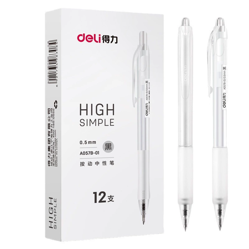 Black fresh rollerball pen for students, 0.5mm