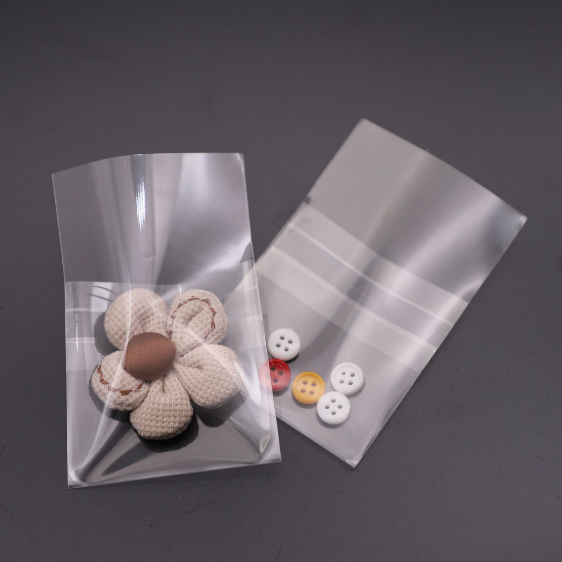 东莞薄膜袋工厂现货批发加厚吧唧卡片徽章防尘袋迷你封口饰品袋