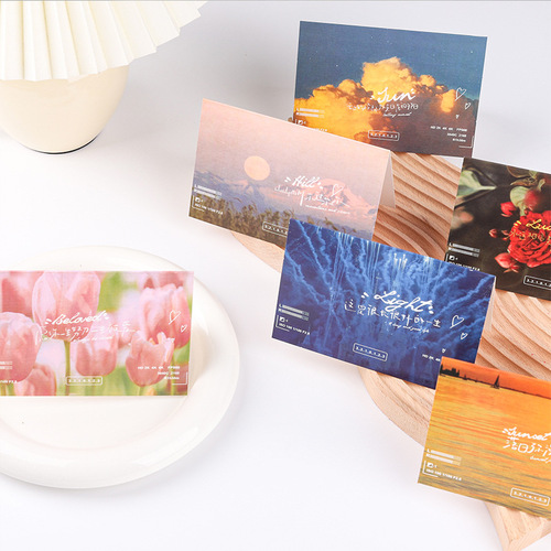 Wholesale Valentine's Day 520 floral card flower bouquet packaging greeting card flower arrangement creative blessing card hanging card