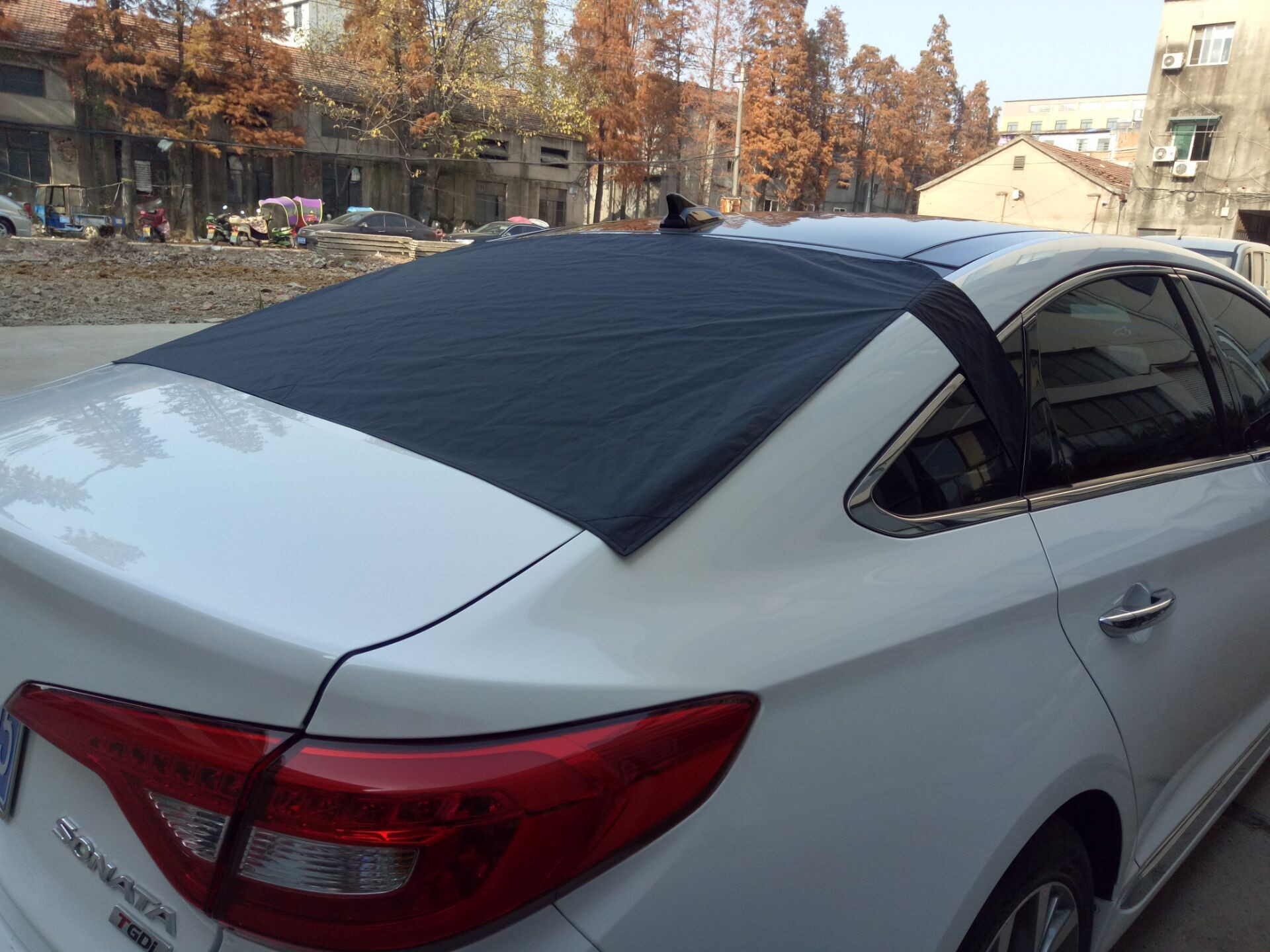 Rear Windshield Cover Black Snow Shield Anti-Freeze Car Snow Guard Anti-Icing Window Half-Cover Protector