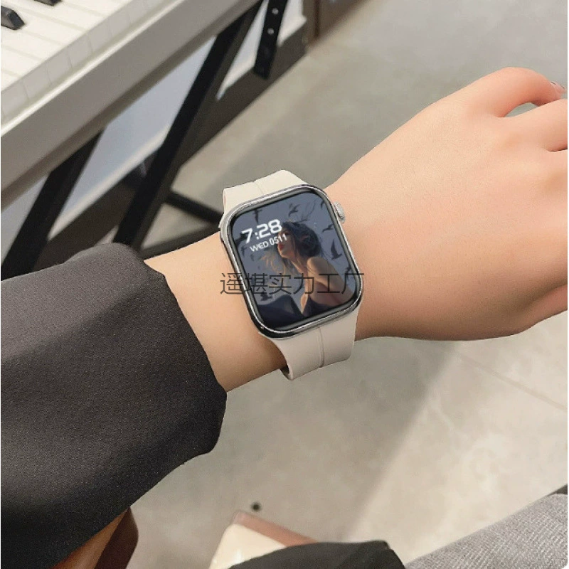 2025 Huaqiang North S10 умные часы iwatch9 черная технология NFC Bluetooth для вызова спортивный браслет