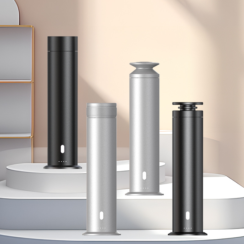 Aceite esencial anhidro ultrasonido aromatizador hotel de alto lujo aleación de aluminio columna difusor de aroma con control remoto