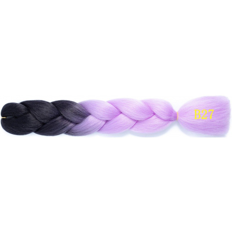 Extensiones de trenzas jumbo de 24 pulgadas, cabello sintético para trenzar