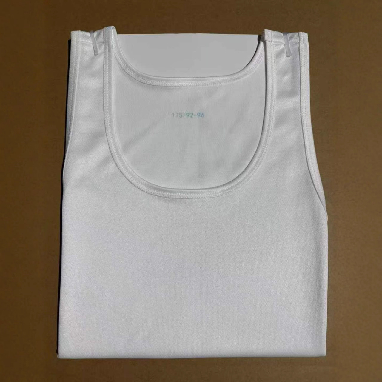 White tank top for men, summer, training, sports, military enthusiasts, sweat-wicking, quick-drying, sleeveless, breathable vest.