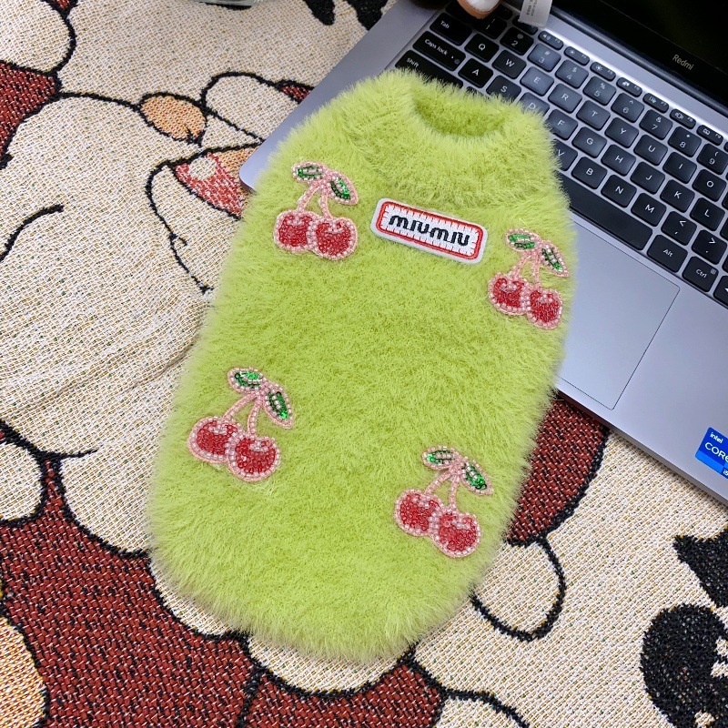 宠物毛衣秋冬季貂绒保暖衣服雪纳瑞泰迪法斗中小型犬针织毛衣现货|undefined