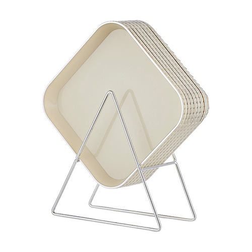Household dining table spit bone plate transparent small plate fruit snack plate plastic simple light luxury small plate garbage plate