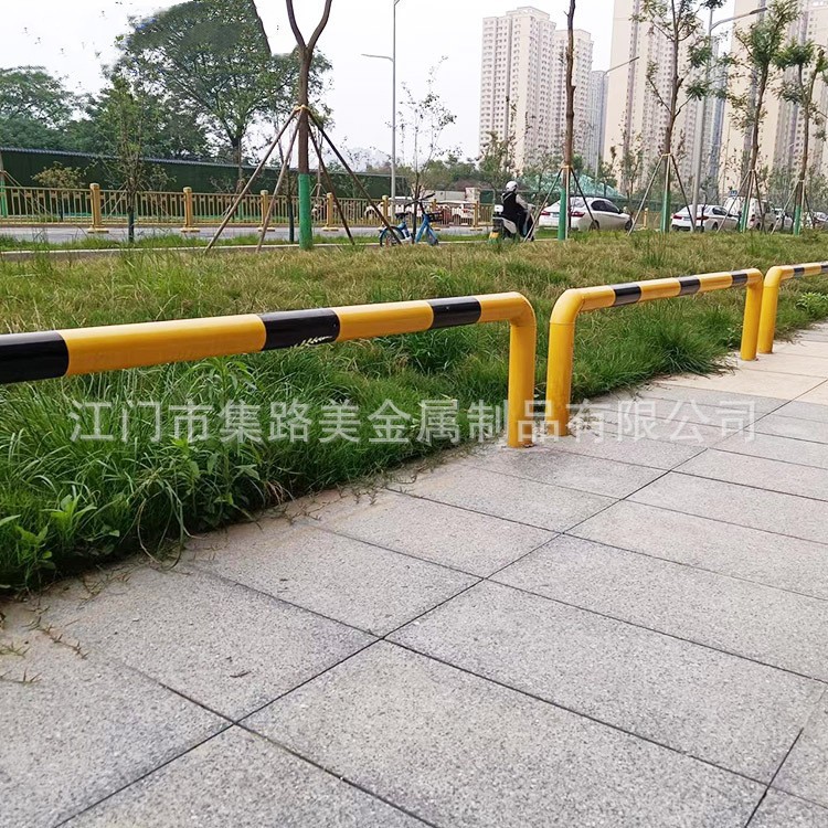 钢管挡车器U型护栏停车位阻车器定位防撞栏杆挡车杆汽车位限位器