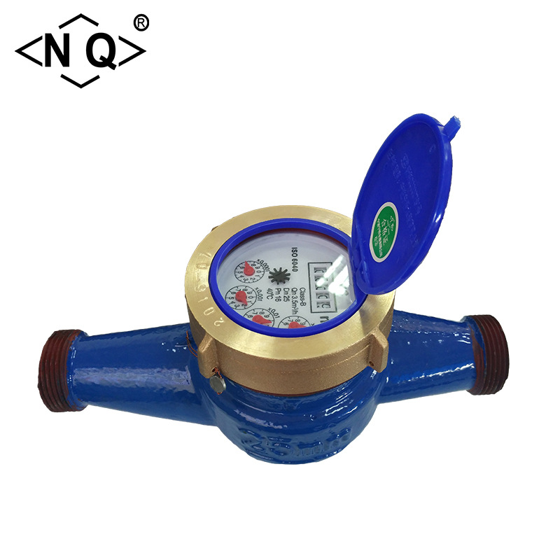 厂家销售LXS-25E旋翼式全半液封冷水表丝扣连接冷热多规格可选