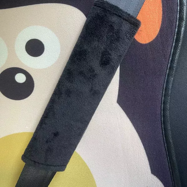 Solid Color Car Seat Belt Shoulder Cover Short Stuffed Super Soft Protective Shoulder Cover Material Practical Seat Belt Shoulder Cover