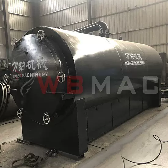 节能卧式炭化炉：余热循环利用设计，相比传统设备节能
