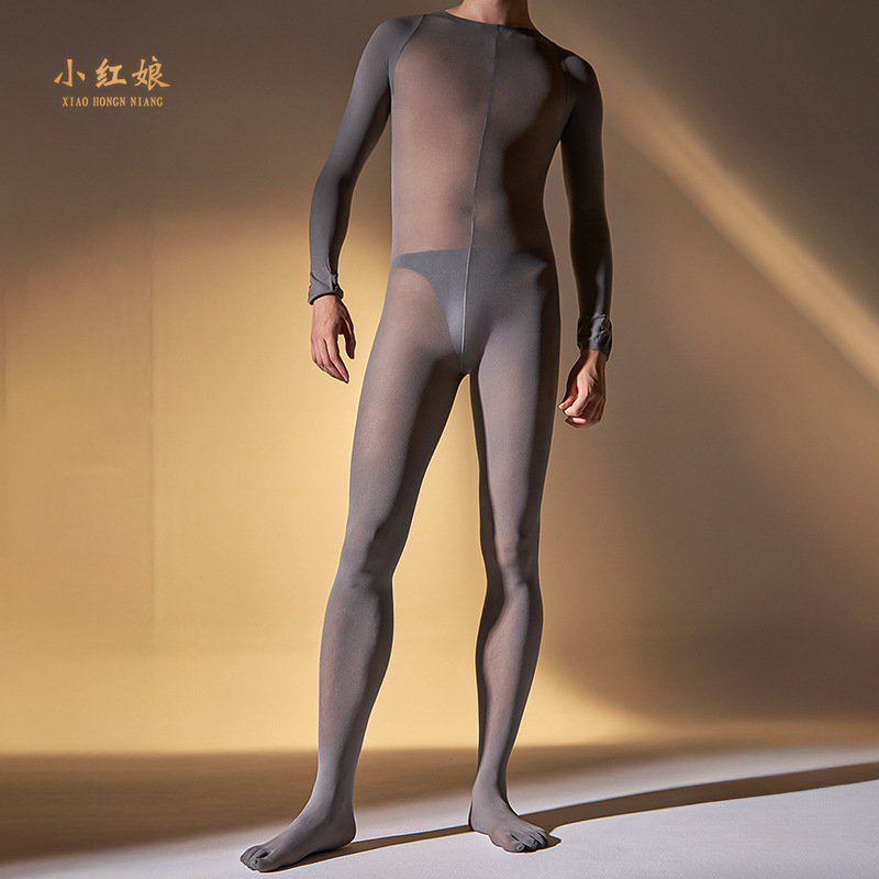 Otoño e invierno hombres y mujeres mono de terciopelo 120D apretado cuerpo entero de una sola pieza que forma el cuerpo caliente que forma los calcetines de fondo