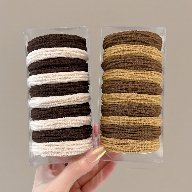 Simple elástico cabello cuerda de cabeza sin costura duradera alta sensación temperamento libre pequeñas hadas debe ser un estilo fresco