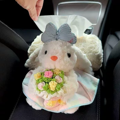 Armrest Box, Cute Decoration, Car tissue box/set
