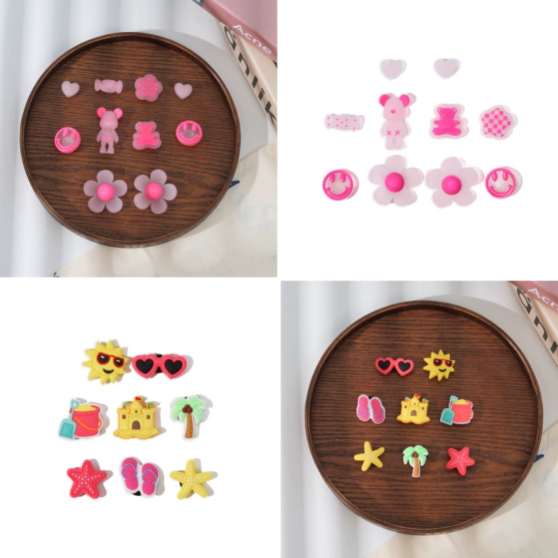 Съемные сабо из ПВХ, цветочный аксессуар для обуви, высококачественные аксессуары, пряжка для обуви, новые аксессуары для самостоятельного изготовления, оптом, мультяшные, милые, кросс-бордер