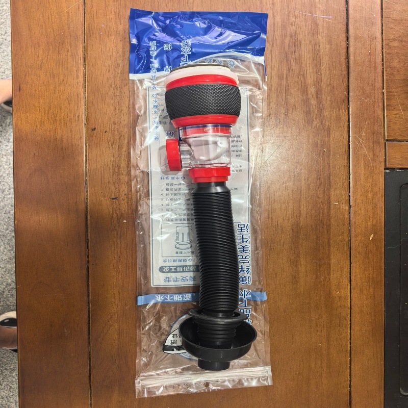 Tubo de desagüe para lavabo, telescópico, de acero inoxidable, antiolor, al por mayor image 9