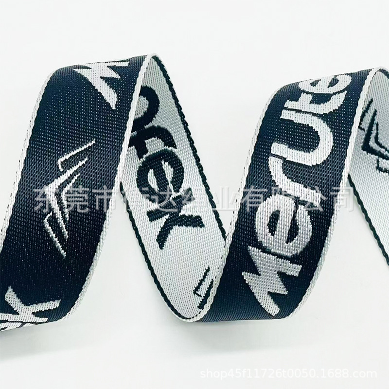 Personalizado 1 - 10cm de espesor 1mm brillante imitación de nylon jacquard cinturón bolsos zapatos sombreros teléfonos móviles correa de tela