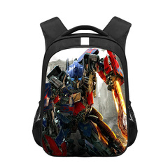 Cross-border Transformer Backpack for Kids, Cartoon Cool Bag, Kindergarten Large Capacity Polyester Storage Dual Shoulder Bag