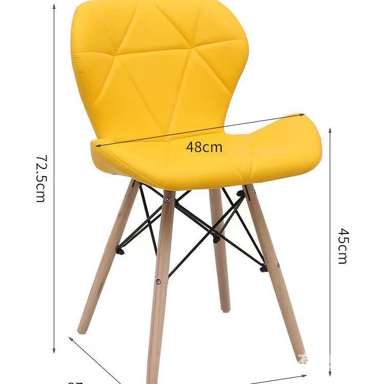 Silla de radar de bolsa blanda, diseño creativo, cafetería, tienda de té con leche, silla de comedor para el hogar, silla Eames, silla de mariposa de bolsa blanda