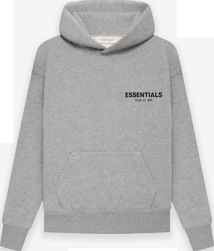 Fear of God Essentials Hoodie Fleece Heather Grey