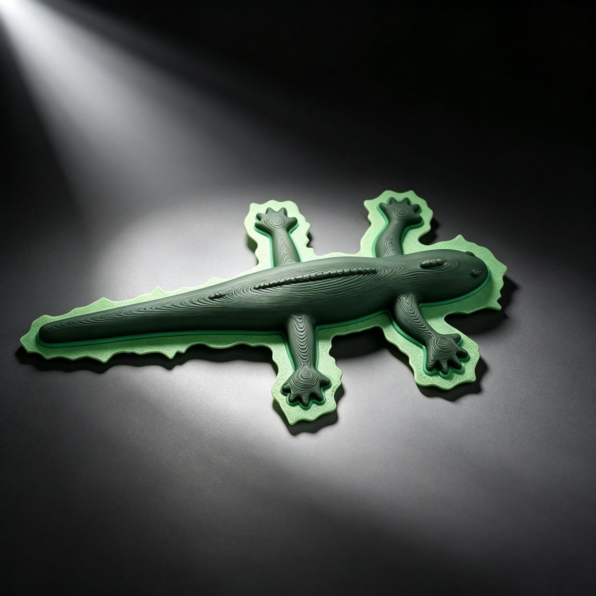 Explosiones transfronterizas impresas en 3D Aventuras Papá con colgantes de lagarto y gecko amuletos mágicos colgantes de anime image 2