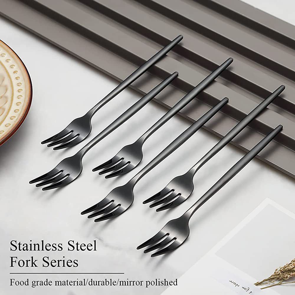 High quality golden fruit fork stainless steel