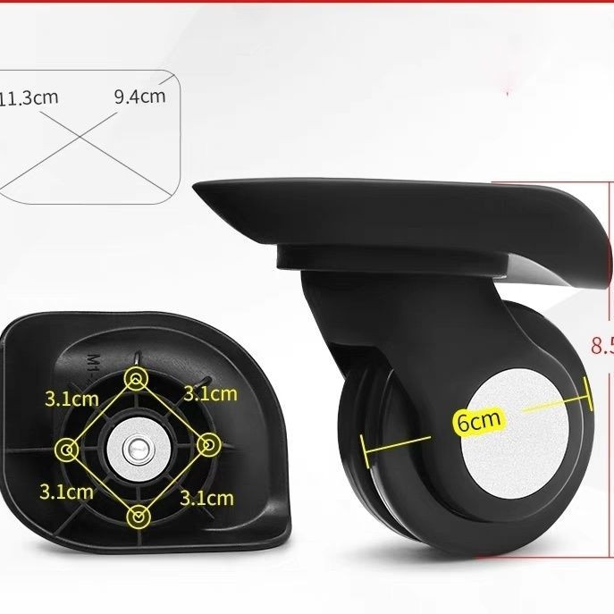 Hongsheng A38 Suitcase Wheel Replacement Trolley Case Universal Wheel Accessories Leather Suitcase Roller Pulley