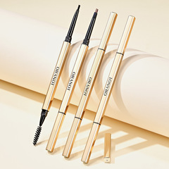 Olanno wholesales the same style of small gold chopsticks eyebrow pencil for girls, double-headed, extremely fine, beginners' eyebrow makeup makeup