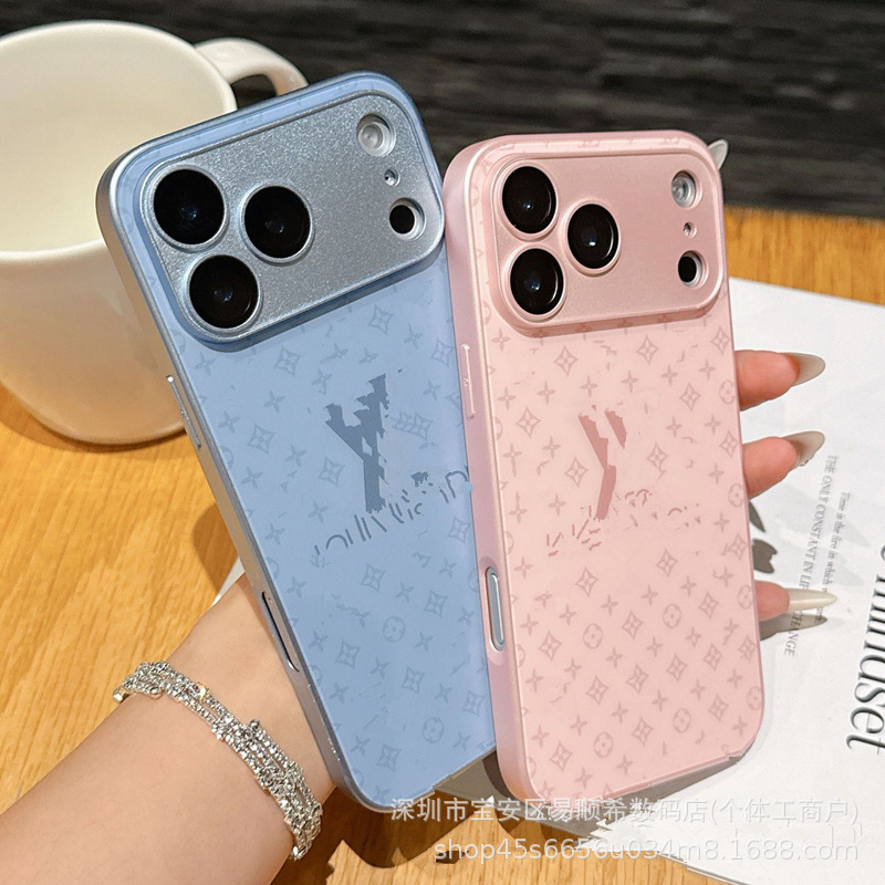 Big Brand L's Apple 17Promax Glass Phone Case 16/5/14/13/12/11 Full-Cover Soft Shell Anti-Fall Case Big Brand L's Apple 17Promax Glass Phone Case 16/5/14/13/12/11 Full-Cover Soft Shell Anti-Fall Case
