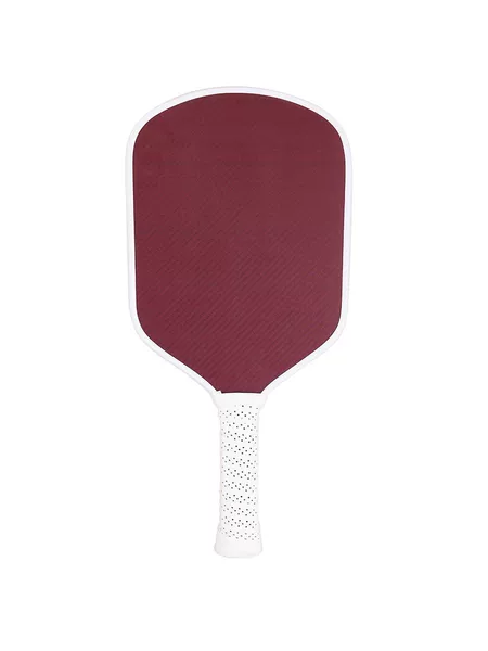 Fourth generation woven fabric pickleball racket with foam core and carbon fiber woven surface for adult competition
