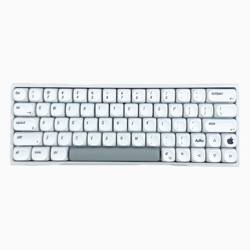 Keycap PC материал туман через поддерживает wooting EZ63MADE68 Hero68ND63 ночь дьявол клавиши