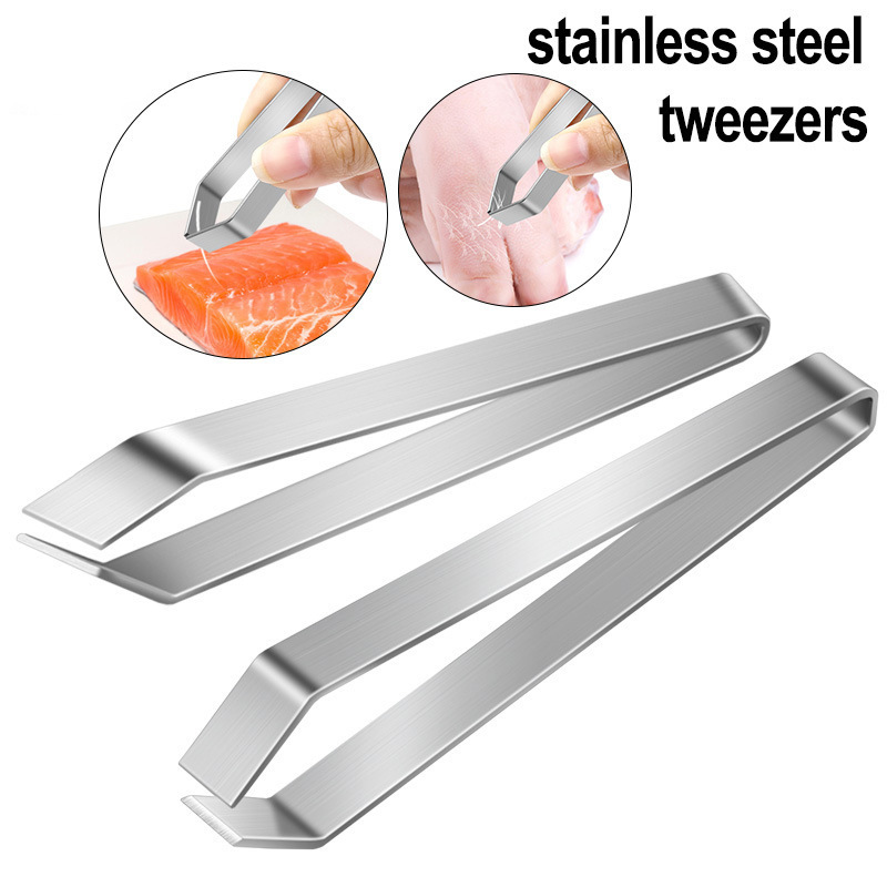 Stainless Steel Hair Puller, Kitchen Pig Hair Pliers, Chicken Feather Remover, Fish Bone and Fish Bone Tweezers, Duck Feather and Pig Hair Clip Stainless Steel Hair Puller, Kitchen Pig Hair Pliers, Chicken Feather Remover, Fish Bone and Fish Bone Tweezers, Duck Feather and Pig Hair Clip