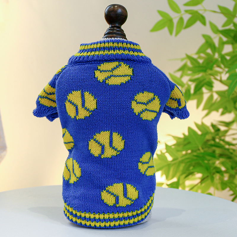 Suministro directo de fábrica otoño e invierno nuevo cálido y cómodo perro suéter ropa para mascotas gato ropa flores y flores suéter