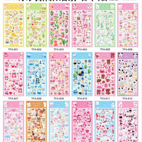 Genuine cute cartoon popular sticker